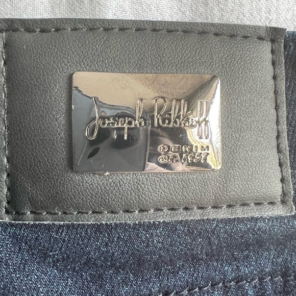 Joseph Ribkoff Signature Jeans with lower leg cut out detail. - Picture 3 of 9